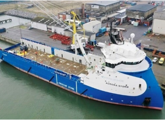 PSV AND JACK-UP RIG PREPARING FOR NORTH SEA PILOT CO2 STORAGE PROJECT