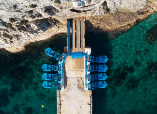 ECO WAVE POWER’S WAVE ENERGY CONVERSION UNIT CHECKS IN TO THE PORT OF LOS ANGELES