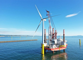 JAPAN’S FIRST LARGE OFFSHORE WIND FARM STARTS OPERATIONS