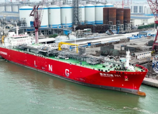 WORLD’S LARGEST LNG BUNKER VESSEL IS HERE