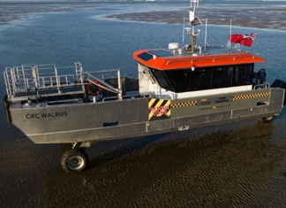 FIRST AMPHIBIOUS CREW TRANSFER VESSEL COMMISSIONED