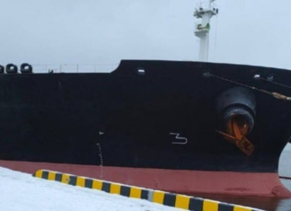 TANKER SUFFERS ENGINE ROOM EXPLOSION AT RUSSIAN PORT OF UST-LUGA