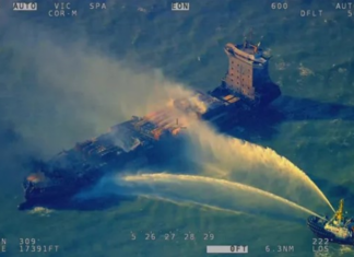 TOTAL INSURED LOSSES FROM NORTH SEA CONTAINERSHIP-TANKER ALLISION TO LIKELY RANGE BETWEEN $100M TO $300M