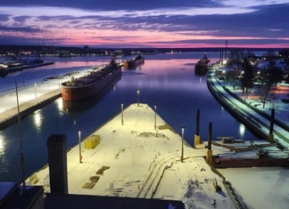 SOO LOCKS OPENS EARLY FOR HEAD START ON 2025 UPPER GREAT LAKES SEASON