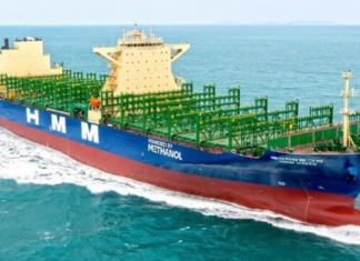 HMM JOINS PIONEERS WITH ITS FIRST METHANOL-FUELED CONTAINERSHIP