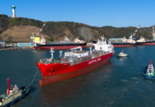 ‘WORLD’S LARGEST’ LCO2 CARRIER HITS THE WATER
