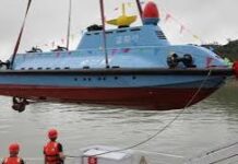 CHINESE FIRM LAUNCHES HIGH SPEED, SUBMERSIBLE, AUTONOMOUS RESEARCH BOAT