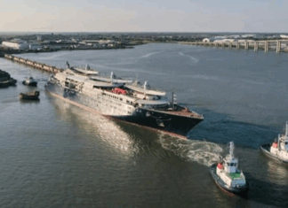 WORLD’S LARGEST SAIL YACHT CRUISE SHIP FLOATED OUT IN FRANCE