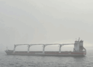 TWO VESSELS ARRIVE TO HELP GROUNDED FREIGHTER IN NORTHWEST PASSAGE