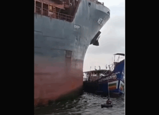 MSC CONTAINERSHIP HITS INDIAN FISHING BOAT