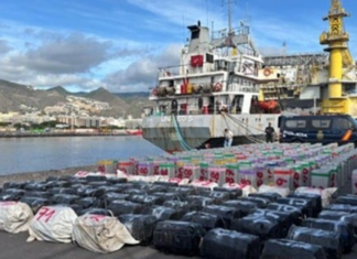 SPANISH OPERATION “WHITE TIDE” MAKES LARGEST COCAINE SEIZURE AT SEA