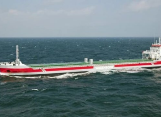 TUGS RUSH TO AID CARGO SHIP THAT TOUCHED BOTTOM AND LOST RUDDER