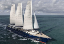 WORLD’S LARGEST SAIL YACHT CRUISE SHIP SETS NEW MARK ON TRIALS