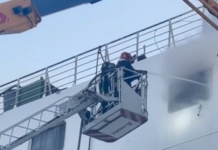 FIRE BREAKS OUT ABOARD RO/PAX FERRY AT PORT OF NAPLES