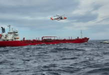 EXPLOSION AND FIRE ON NORWEGIAN TANKER CARRYING SULFURIC ACID