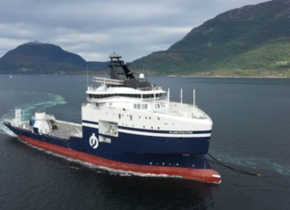 HYBRID OCEAN ENERGY CONSTRUCTION VESSEL REACHES NORWAY FOR COMPLETION
