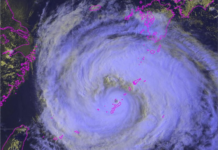 SHIPPING MOVES OUT OF THE WAY AS TYPHOON DOLPHIN NEARS CHINA