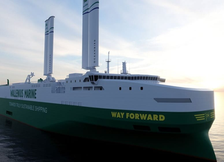 CAR CARRIER TO GET TWO WING SAILS IN FIRST COMMERCIAL APPLICATION